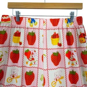 Strawberry Shortcake SHEIN X Pink Character Print Pajama Pants XL Retro 80s 90s
